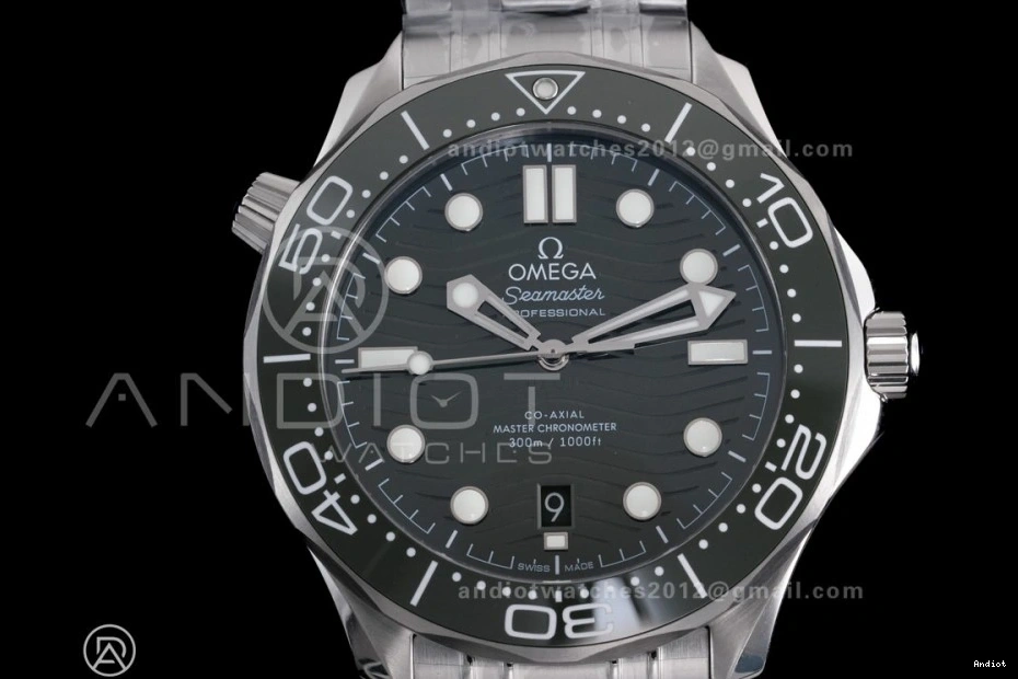 Ceramic Green V4 On Dial 1:1 Bracelet 8800 Edition Super Seamaster Green Bezel Asian Clone SS 300M Diver VSF Best 1222